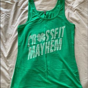CrossFit Mayhem Clover tank top size XL